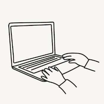 Laptop sticker, digital device doodle | Free PSD Illustration - rawpixel