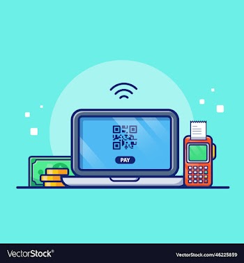 laptop with electronic data capture receipt