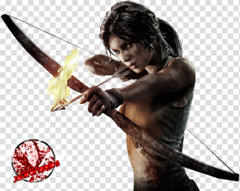 Lara Croft | Tomb Raider With Bow PNG Image - PurePNG | Free ...