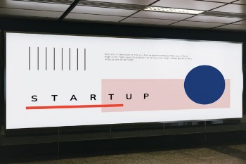 Large billboard mockup for advertisements Free Psd