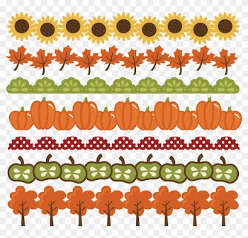 Large Fall-borders - Cute Fall Border Clipart