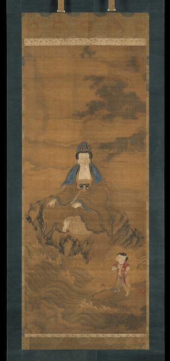 large female figure seated on a mountain | Free Photo - rawpixel