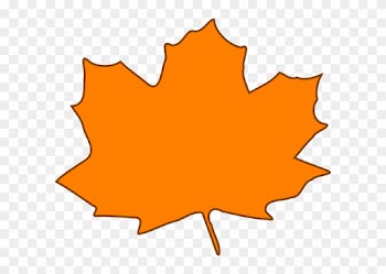 Large Orange Leaf