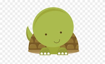 Large Turtle2 - Baby Turtle Clipart Free