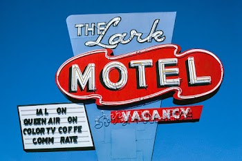 Lark Motel sign, horizontal view, Route 101,… | Free public domain photo