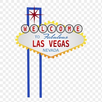 Las Vegas sign png sticker, | Free PNG - rawpixel