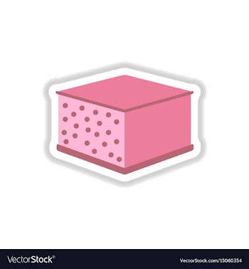 Lasagna sticker vector image