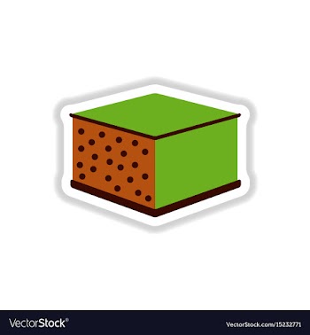 Lasagna sticker vector image