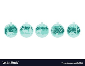 laser cut chrismass boll