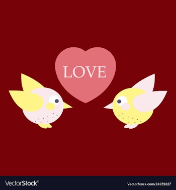 Laser cut template birds in love couple of birds vector image