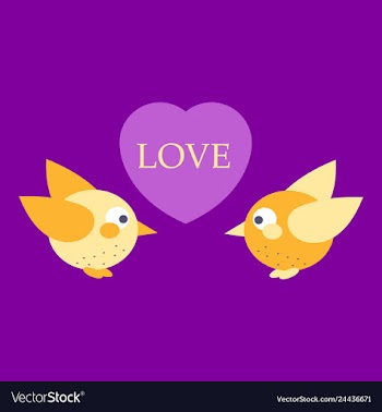 Laser cut template birds in love couple of birds vector image