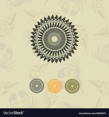 Laser cutting template for greeting cards vector image
