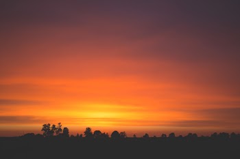 Late sunset