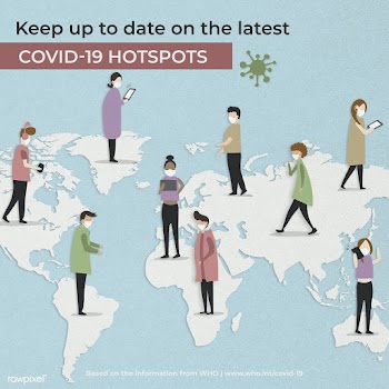 Latest update on COVID-19 hotspot illustration vector social ad | Free  vector - 2320126