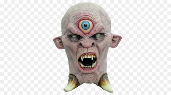 Latex mask Cyclops Monster Halloween costume - mask 