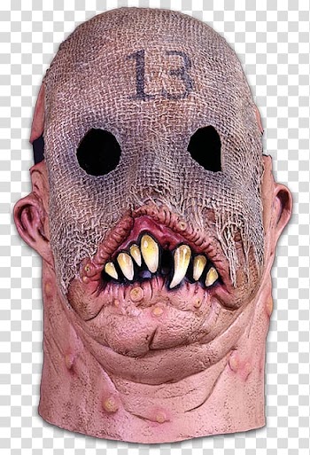 Latex mask Halloween costume, mask transparent background PNG clipart