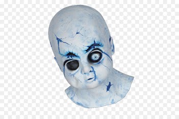 Latex mask Halloween Costume party - Creepy PNG HD 