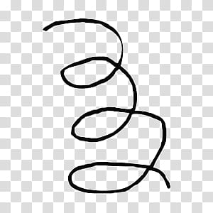 Latex s, black spiral line screenshot transparent background PNG clipart
