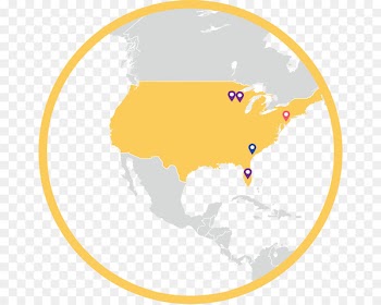 Latin America, United States Of America, Caribbean South America, Yellow, Circle PNG