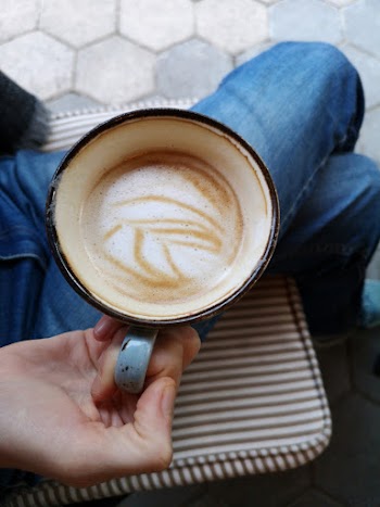 Latte  Beige Ceramic Cup