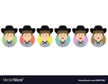 latvia avatar with various expression