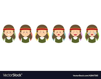 latvia avatar with various expression