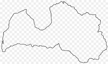 Latvia Blank map Contour line Vector Map - contour 