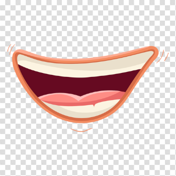 Laughing mouth illustration - Transparent PNG & SVG vector
