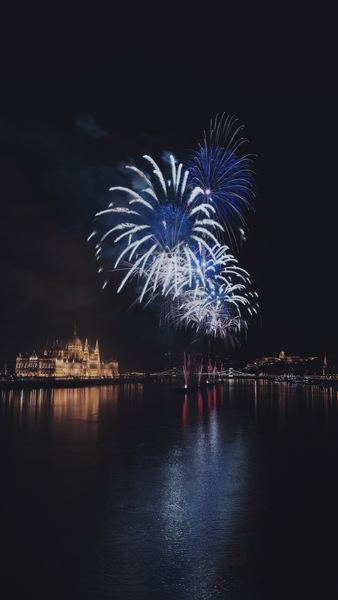 launched fireworks