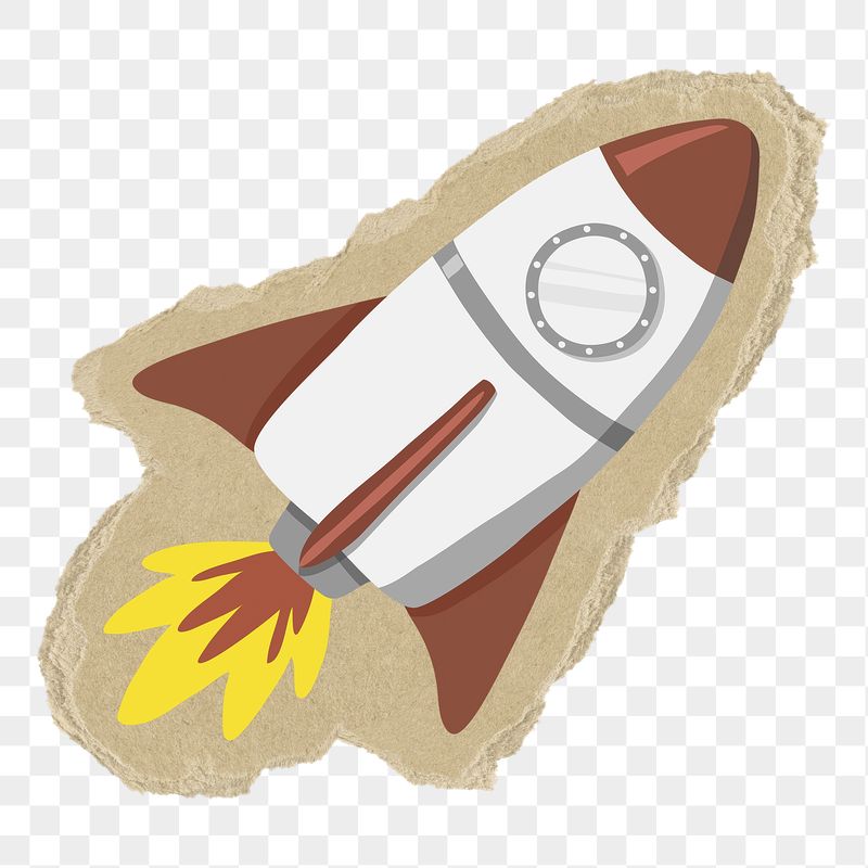 Launching rocket png sticker, ripped | Free PNG Illustration - rawpixel