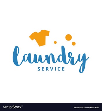 Laundry logo vector image