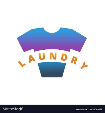 Laundry logo vector image
