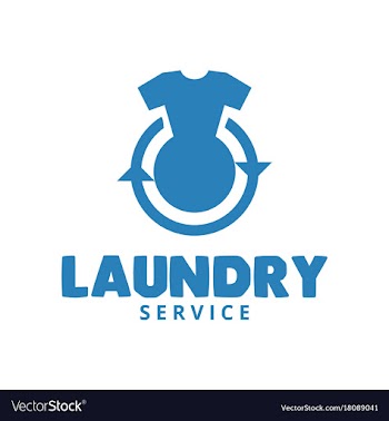 Laundry logo vector image
