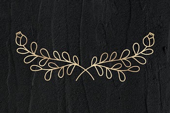 Laurel vector gold floral watercolor luxury… | Free stock illustration | High Resolution graphic