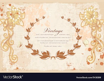 Laurel with floral vector image