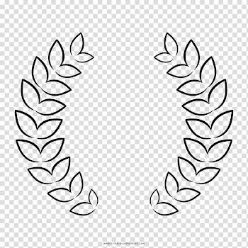 Laurel wreath Bay Laurel Corona de laurel Coloring book Drawing, Leaf transparent background PNG clipart