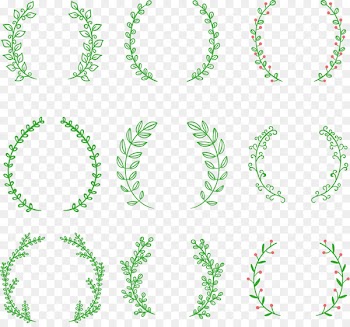 Laurel wreath Drawing Clip art - Vector hand painted olive branch 
