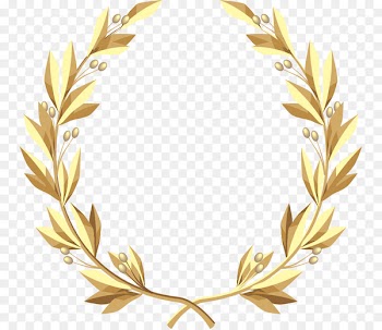Laurel wreath Gold Clip art - Vector painted golden wheat 