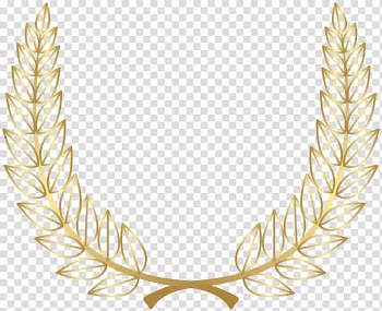 Laurel wreath , gold laurel transparent background PNG clipart