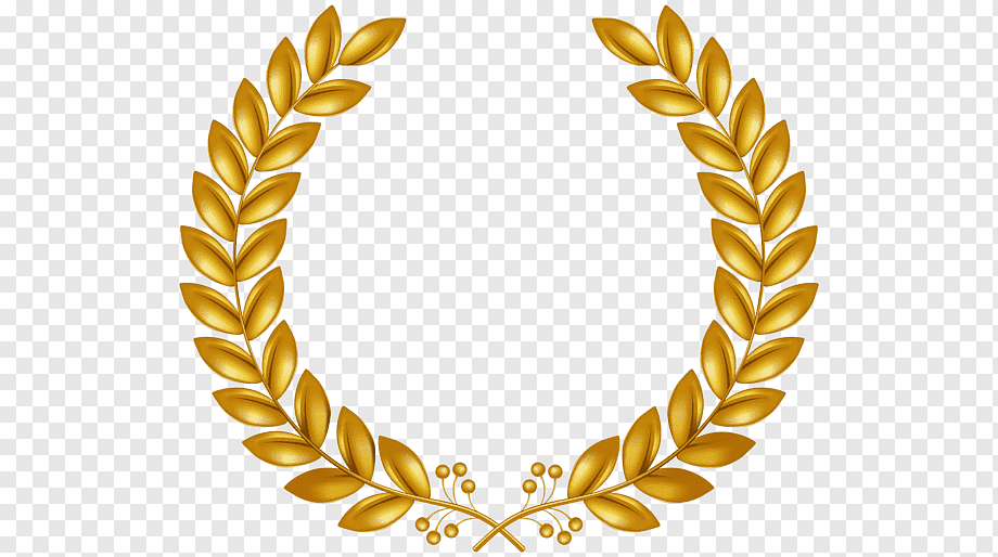 Laurel wreath, gold wreath, gold, wreath, jewelry png