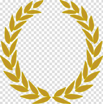 Laurel wreath , gold wreath transparent background PNG clipart