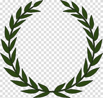 Laurel wreath Olive wreath Bay Laurel , gold football trophy and ribbons template transparent background PNG clipart