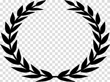 Laurel wreath Olive wreath , wreathblackandwhite transparent background PNG clipart