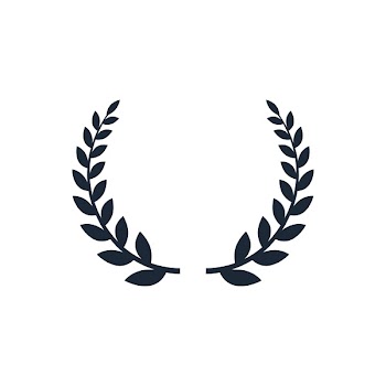laurel wreath ornamental leaf icon