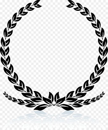 Laurel wreath Stock photography Clip art - Black wheat decoration pattern 