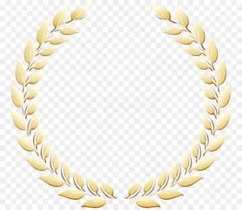 Laurel Wreath, Wreath, Bay Laurel, Yellow, Body Jewelry PNG
