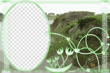 Lav Frames , green and white flower illustration transparent background PNG clipart