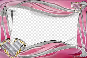 Lav Frames, pink and gray frame transparent background PNG clipart