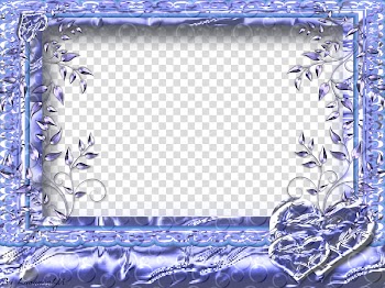 Lav Frames  , rectangular purple leaves frame transparent background PNG clipart