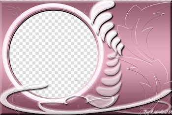 Lav Frames , round white and old rose frame transparent background PNG clipart